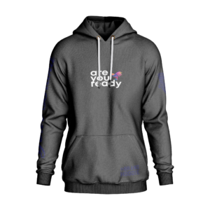 Sweatshirt with Cap "Are You Ready"